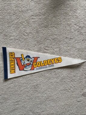 Winnipeg Goldeyes Felt Banner